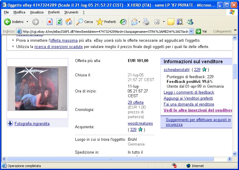 IMMAGINE DIMOSTRATIVA RIGUARDANTE PRODUZIONI DI X-HERO